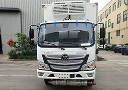 Medical waste transfer truck