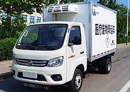 Medical waste transfer truck